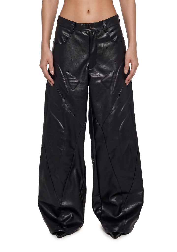 Octane Oversize Leather Pants