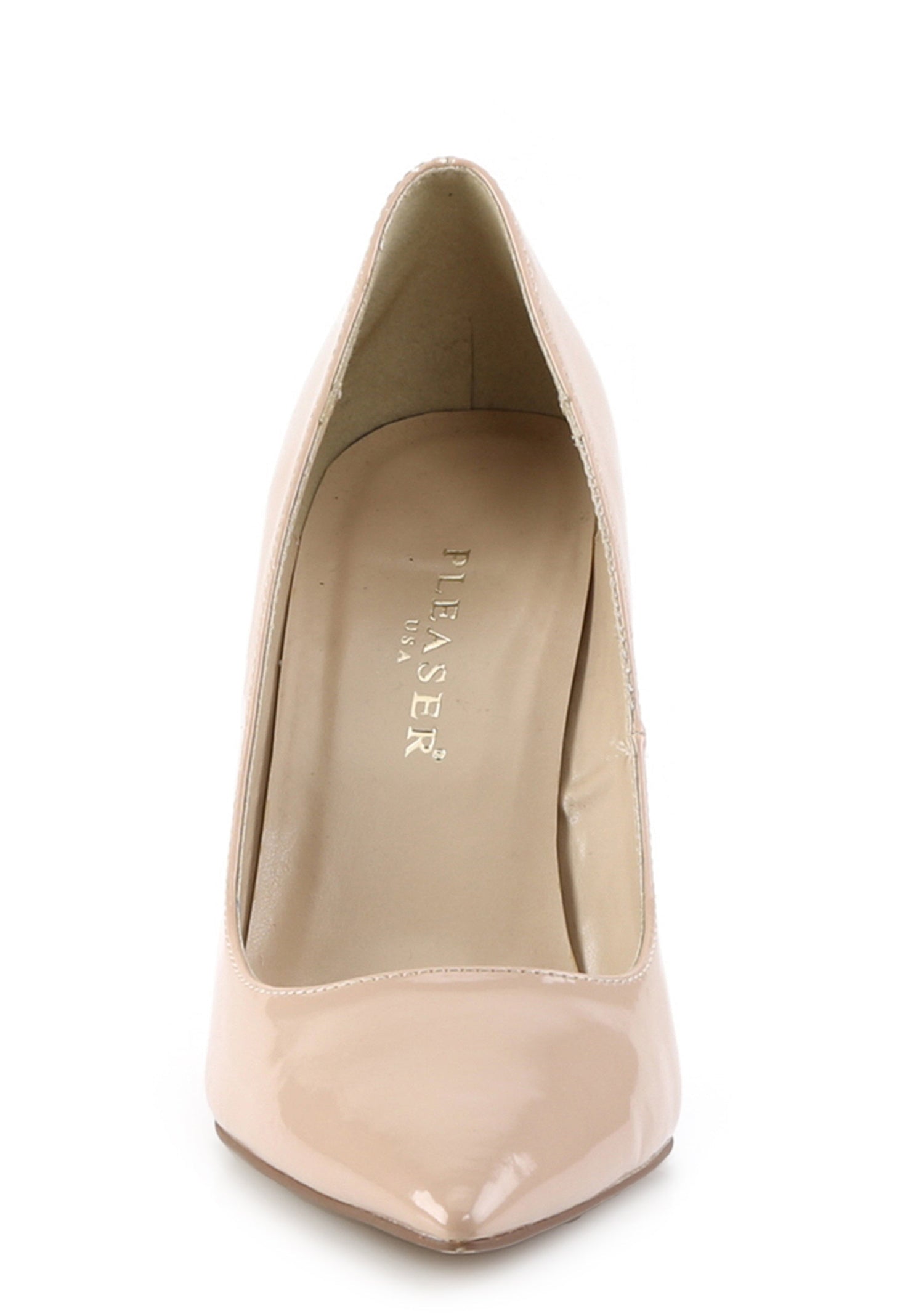 Classique 20 Shiny Pump Heels - Beige