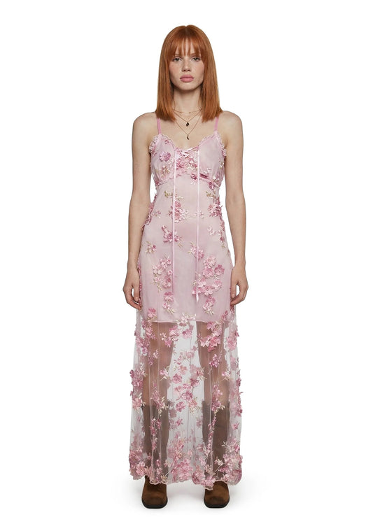 Staircase Walk Maxi Dress