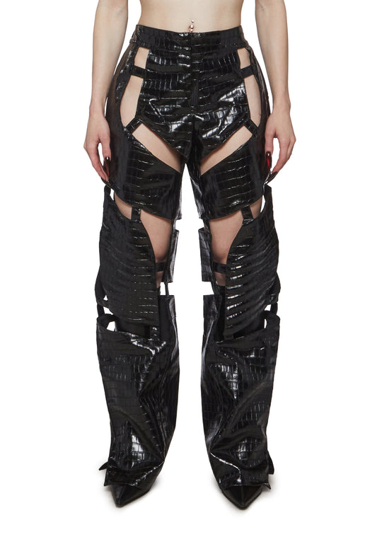 Biker Floating Pants- Black