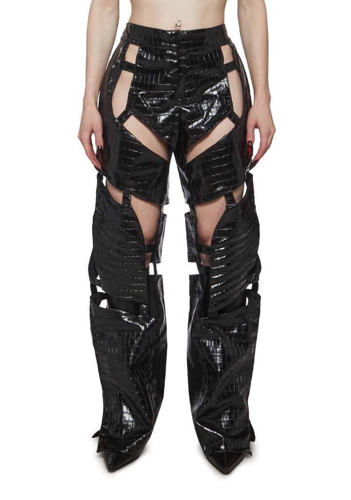 Biker Floating Pants- Black