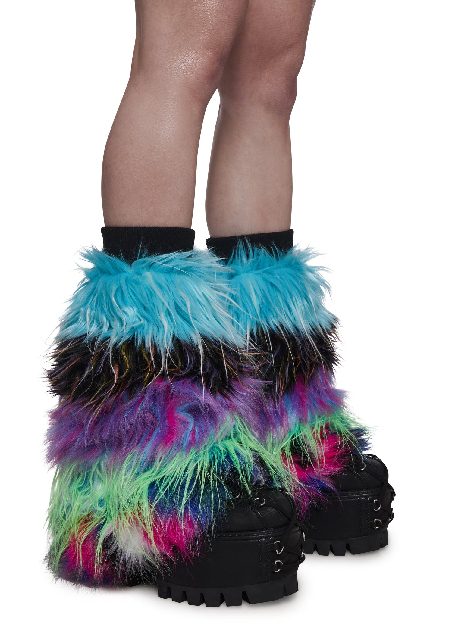 Little Monster Fur Leg Warmers