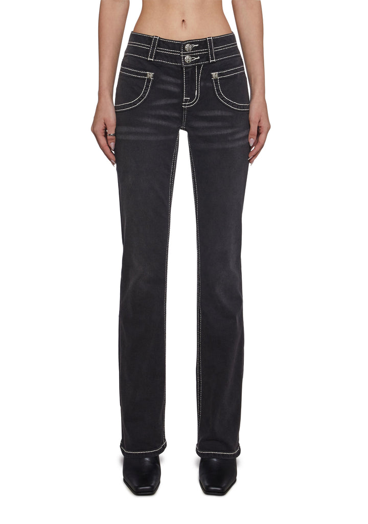 32" Mid Rise Boot Jeans