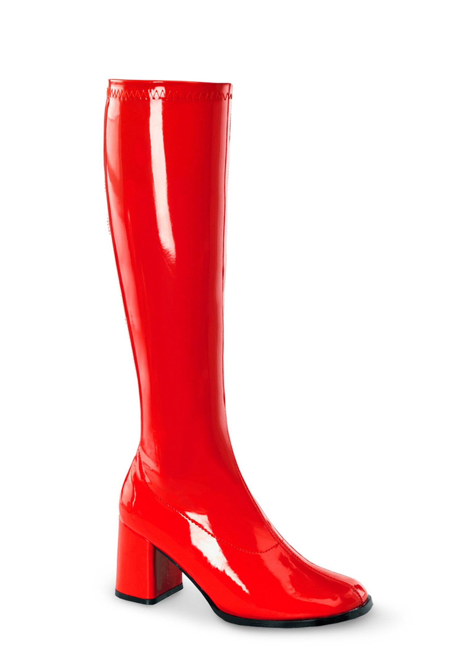 Gogo 300 Knee High Boots - Red