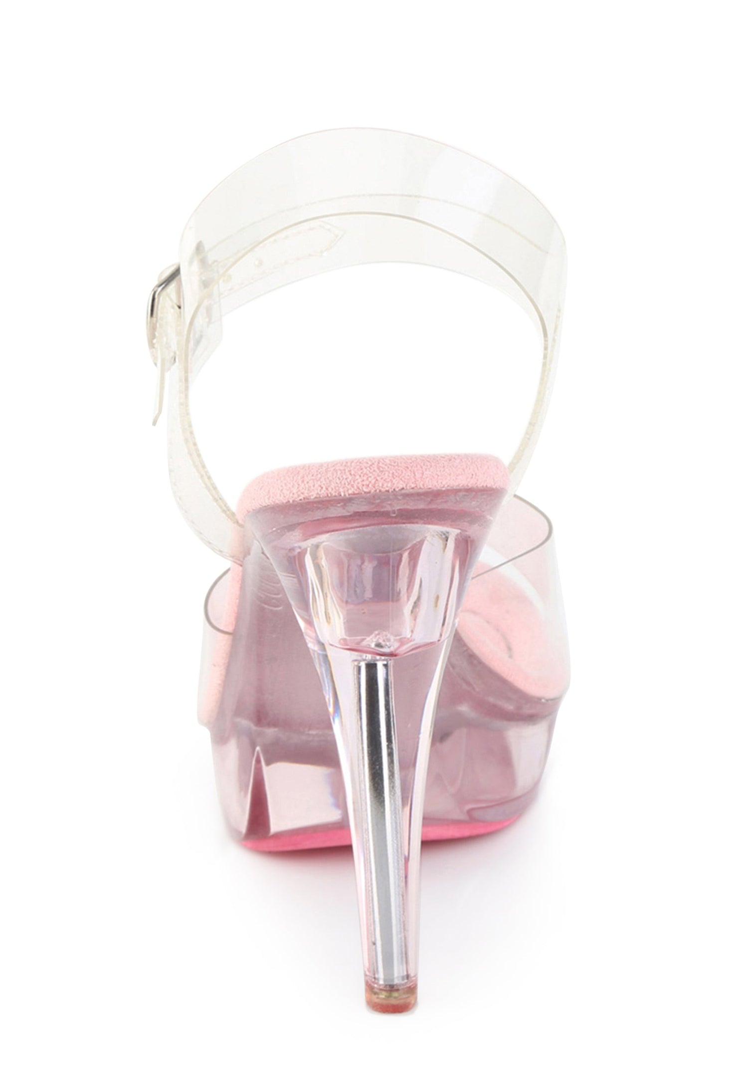 Cocktail-508 Platform Ankle Strap Sandal - Pink