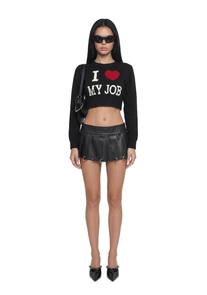 I Love My Job Knit Sweater