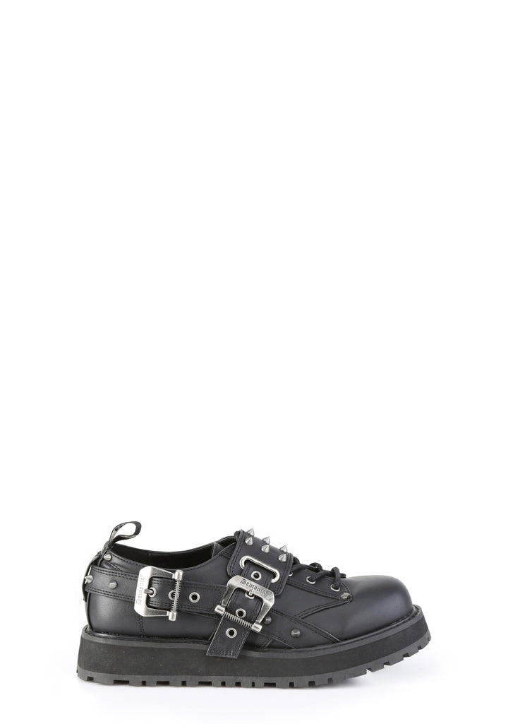 Valor-38 Studded Oxford Platform Shoes