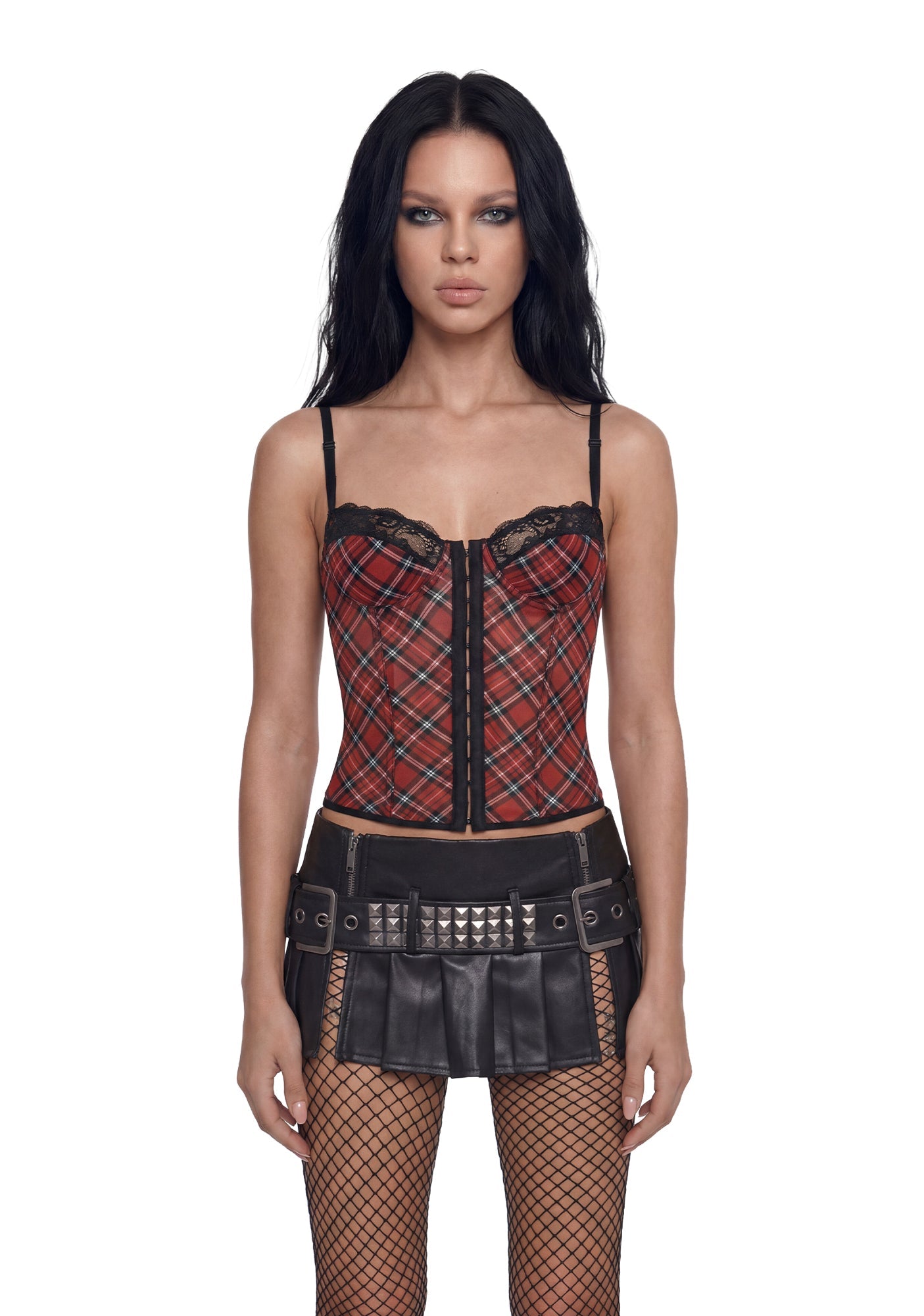 Royal Tartan Corset Top