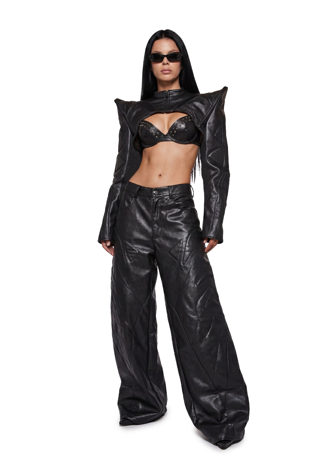 Octane Oversize Leather Pants