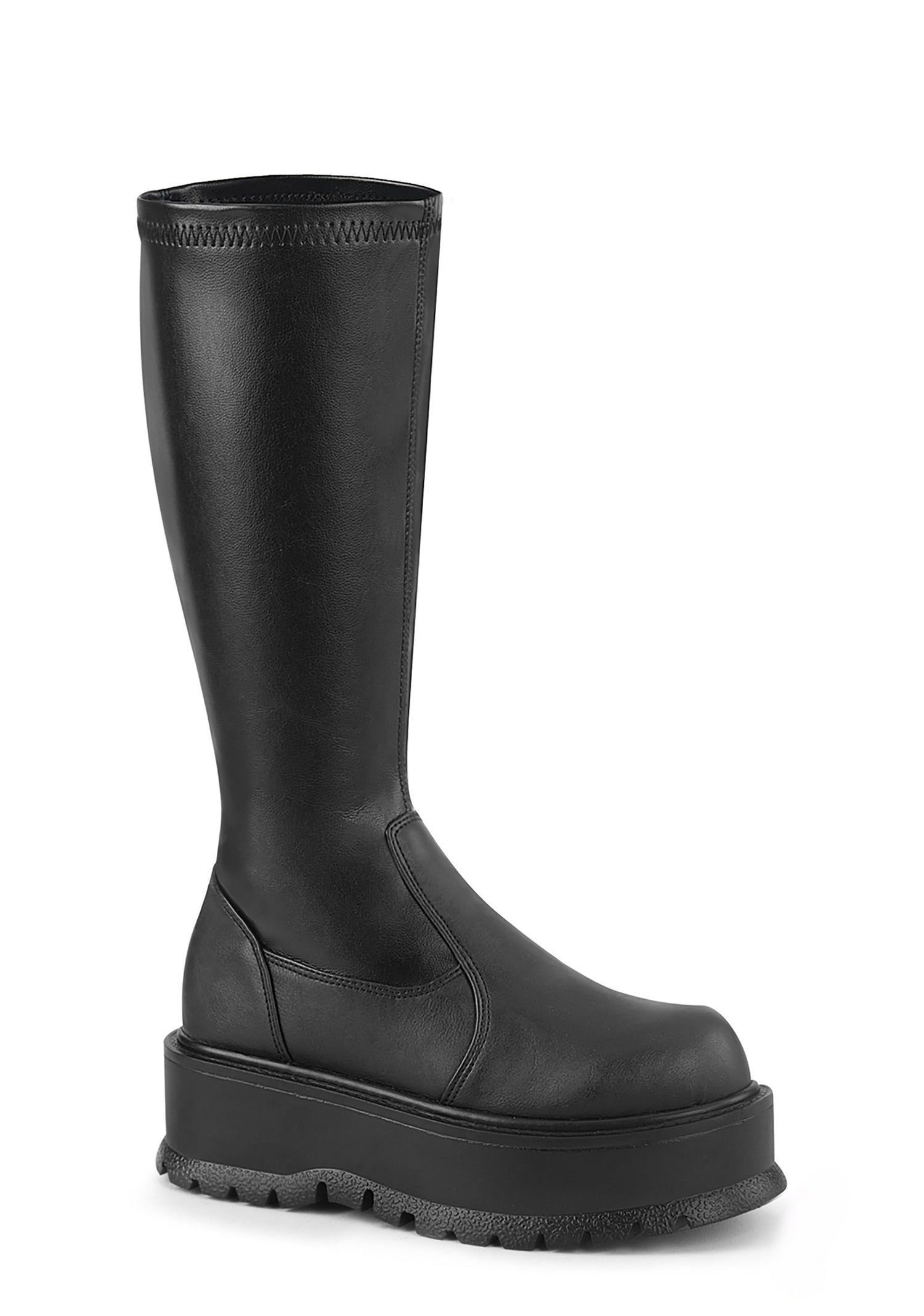 Slacker-200 Platform Knee High Boots