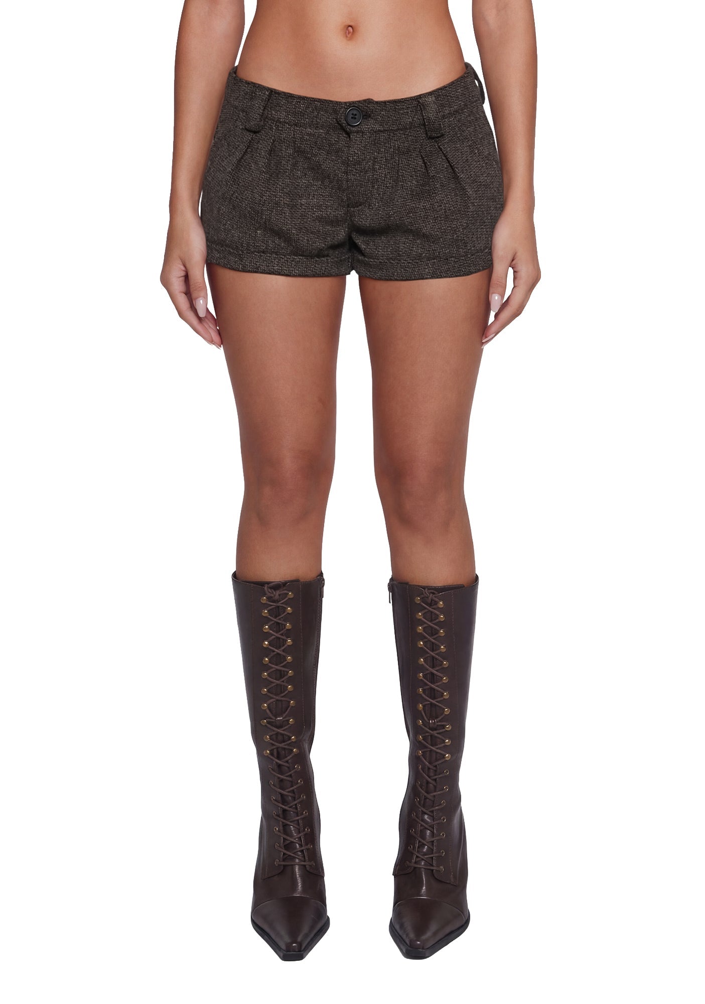 Preppy Notions Tweed Shorts