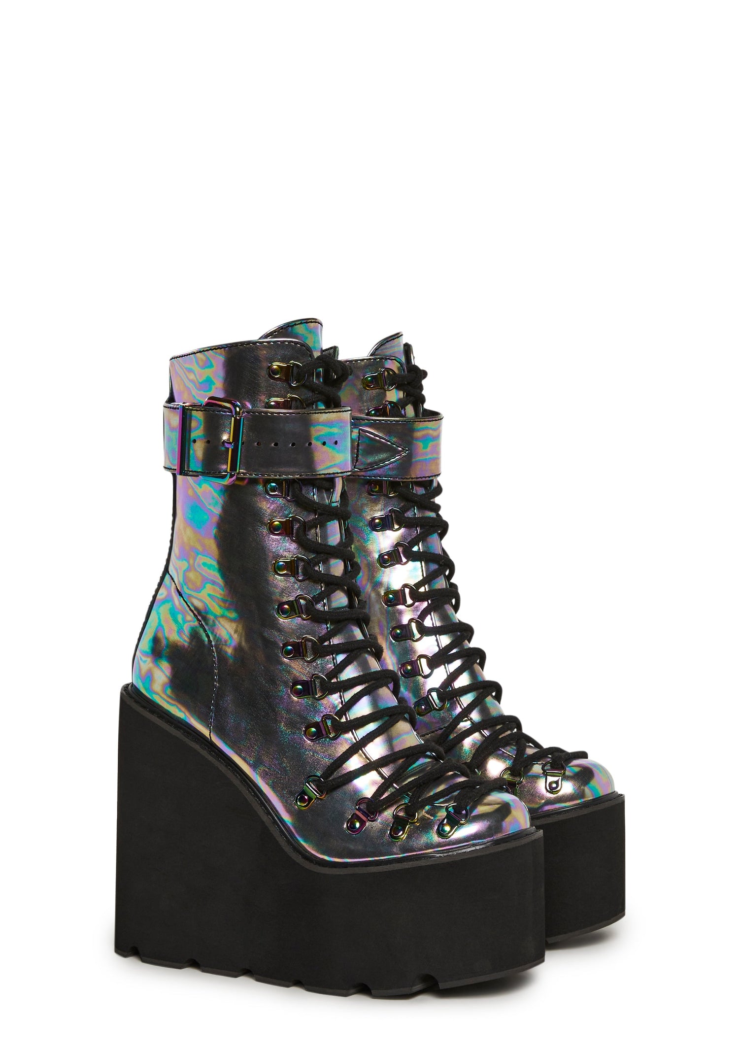Traitor Boots Oil Slick Super Platform