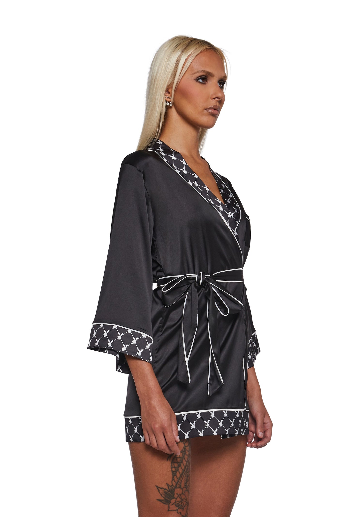 Playboy Bunny Smoke Lounge Robe