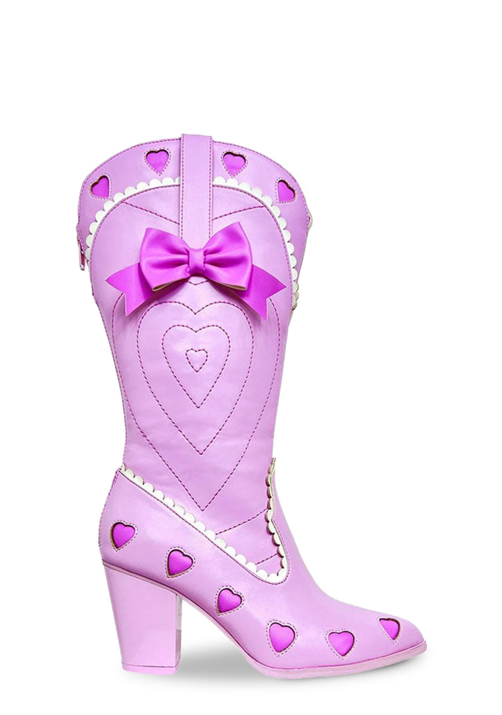 Space Cowgirl Boots - Pink