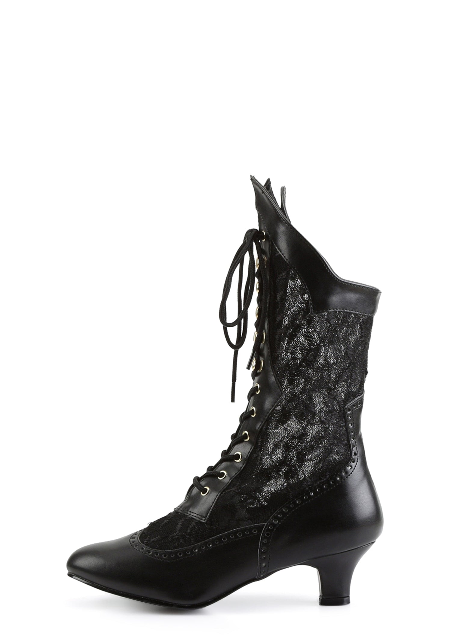 Dame-115 Lace Mid Calf Boots