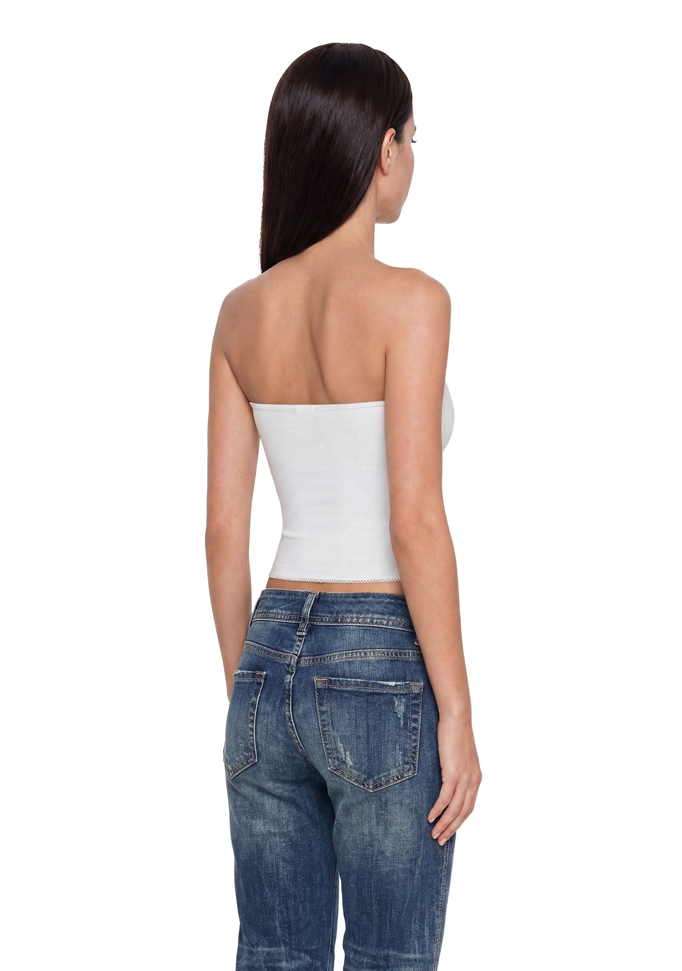 Arch Enemy Tube Top - Ivory