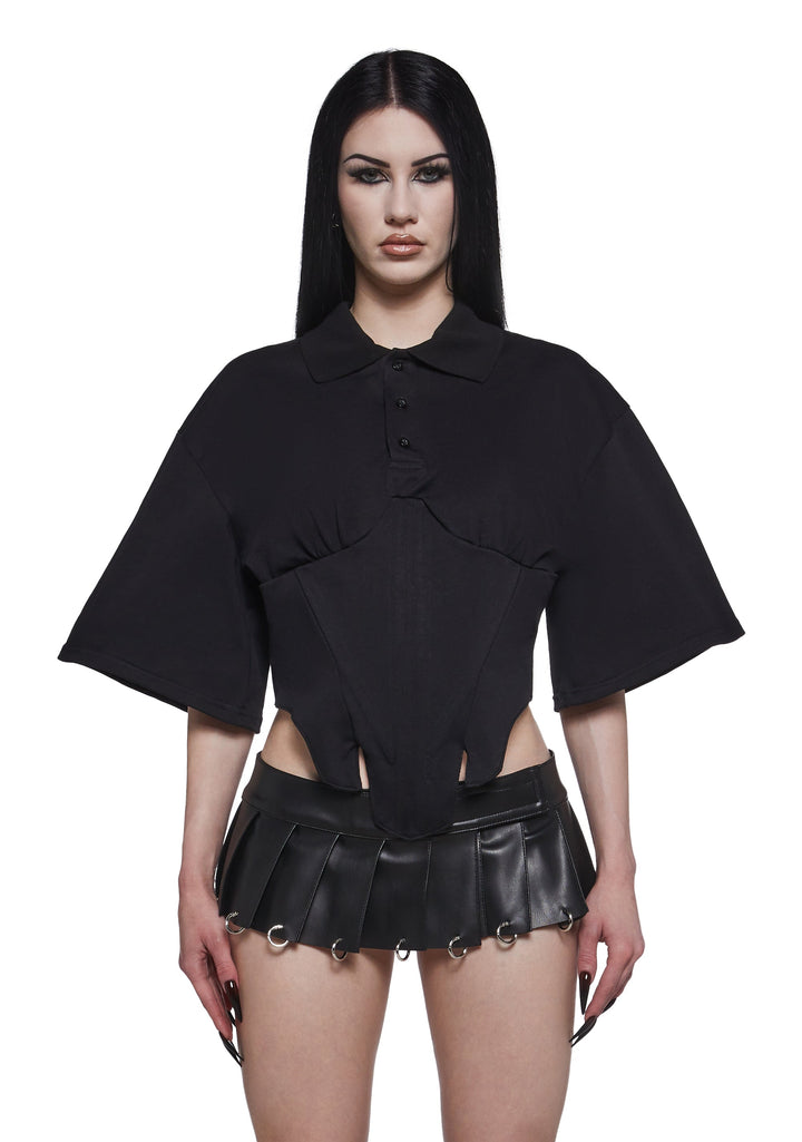 Racing Corset Polo Shirt