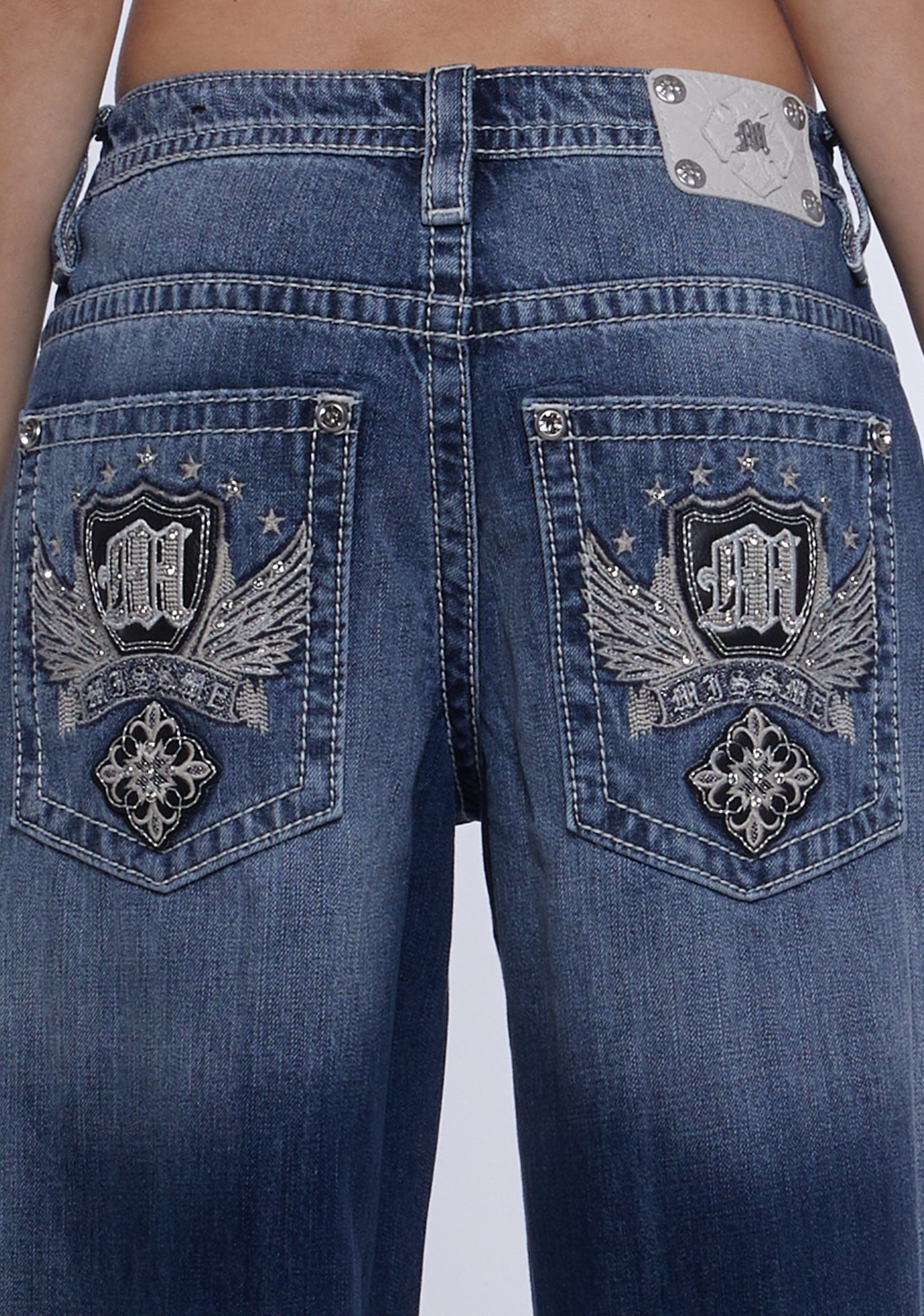 Helena Baggy Wide Leg - Medium Wash