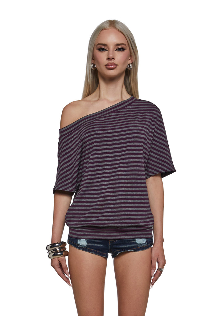 Mallory Backless Stripe Top