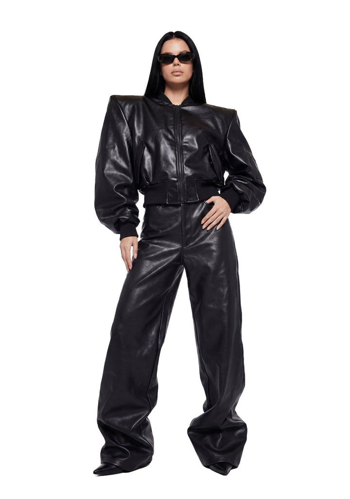 Doomsday Leather Bomber Jacket