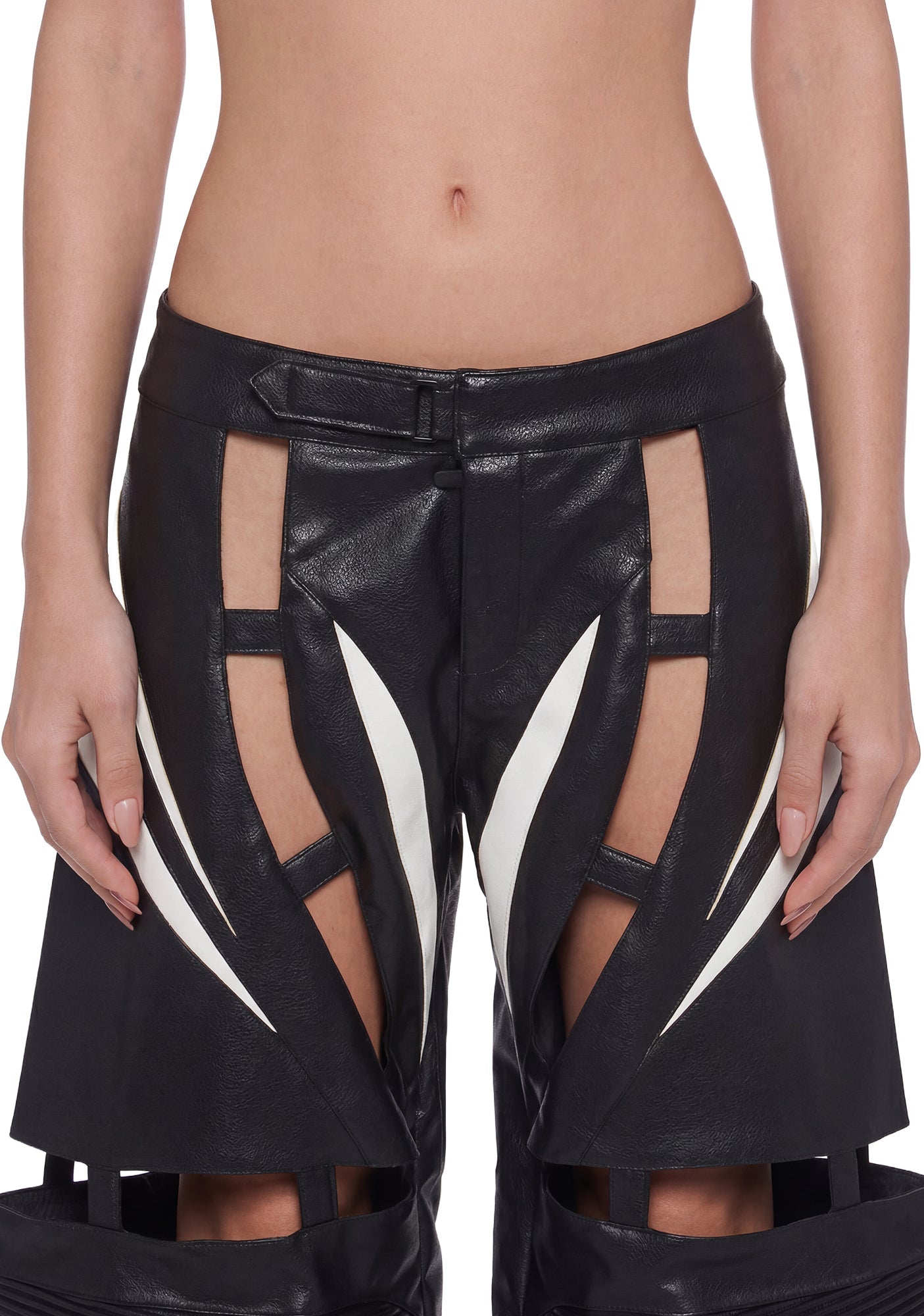 Octane Floating Moto Pants - Blk/Wht