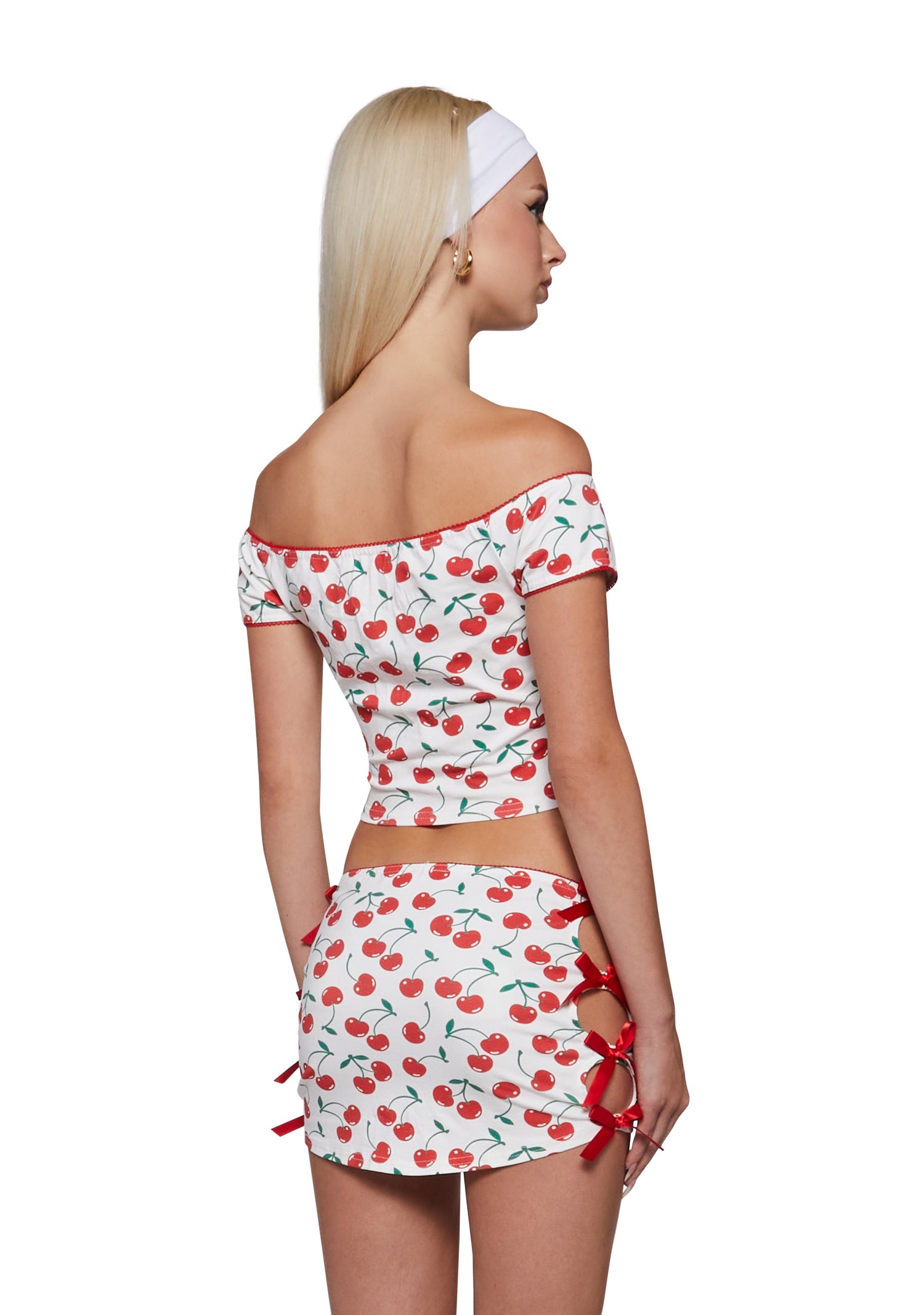 Sour Cherry Sweetheart Skirt Set