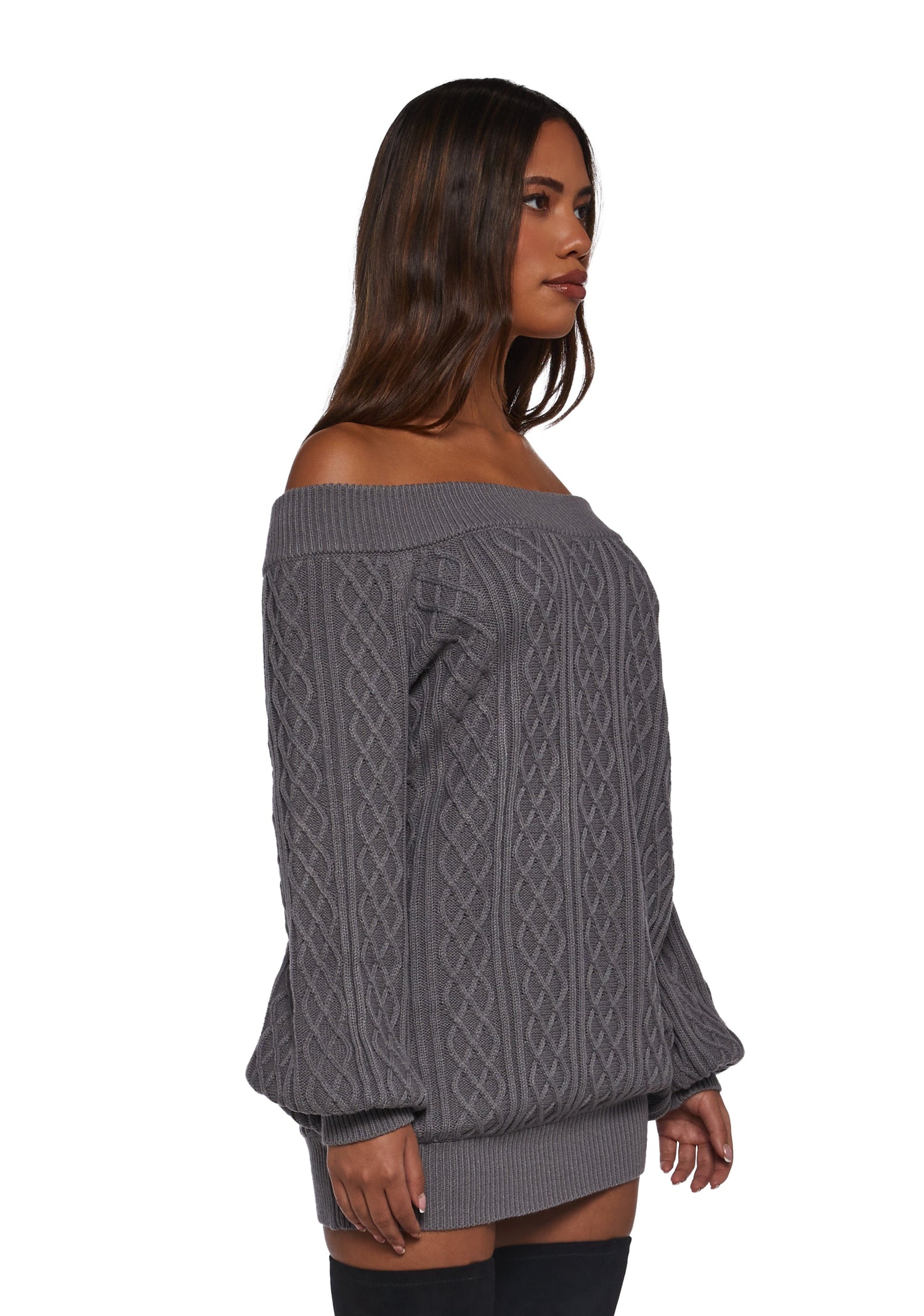 Romantasy Sweater Mini Dress