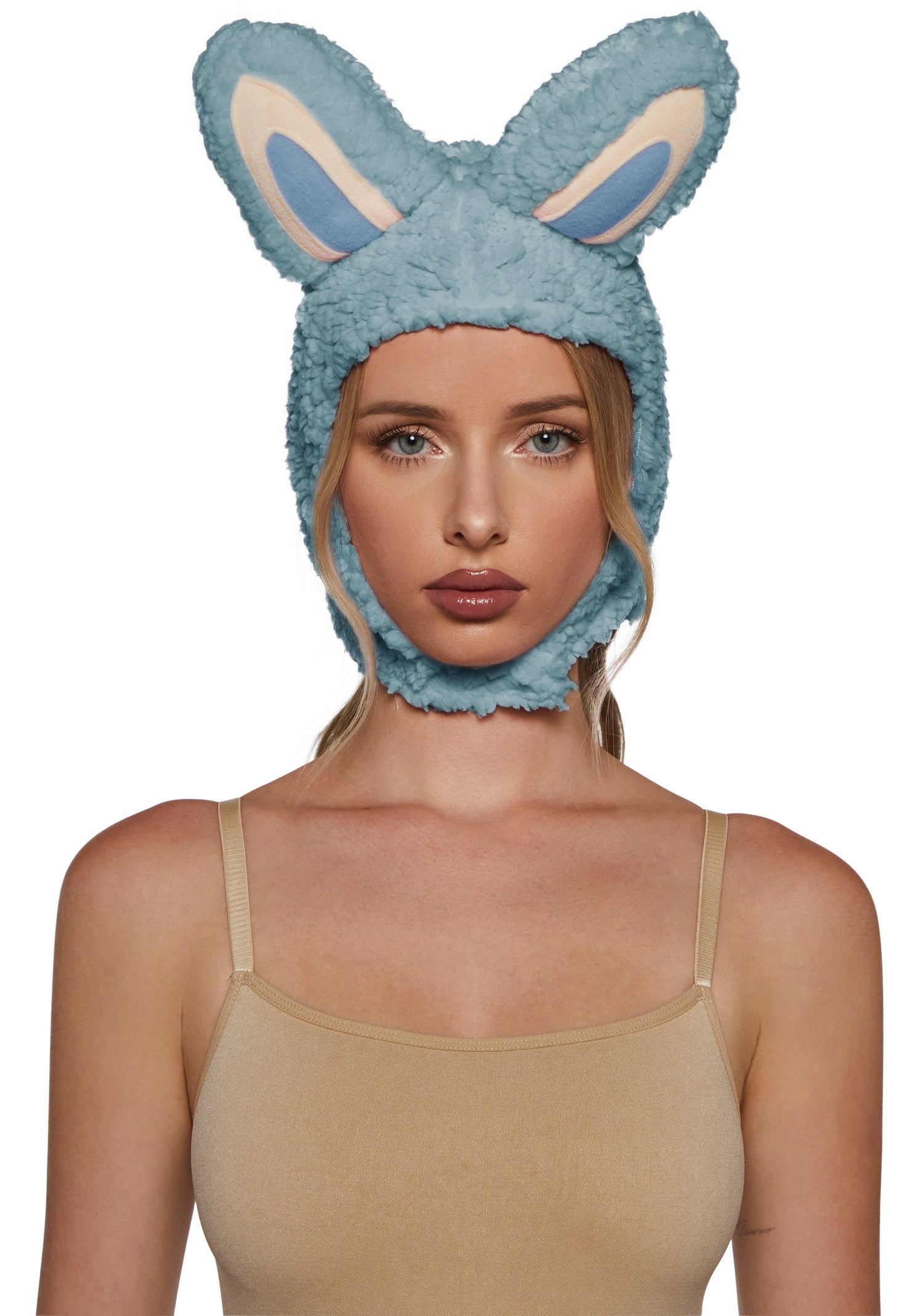 Little Monster Costume Hood - Blue