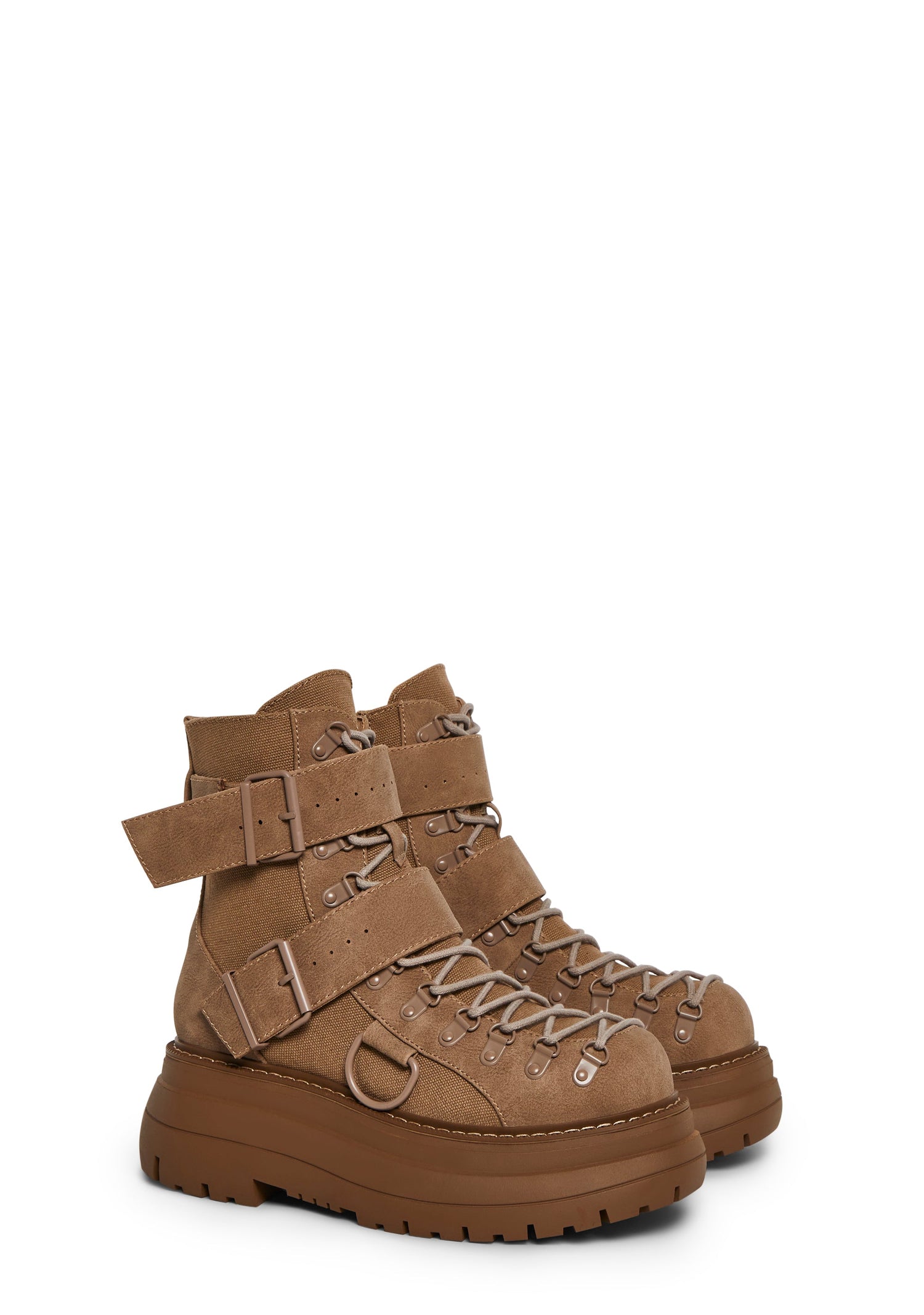 Traitor Combat Boots - Light Brown