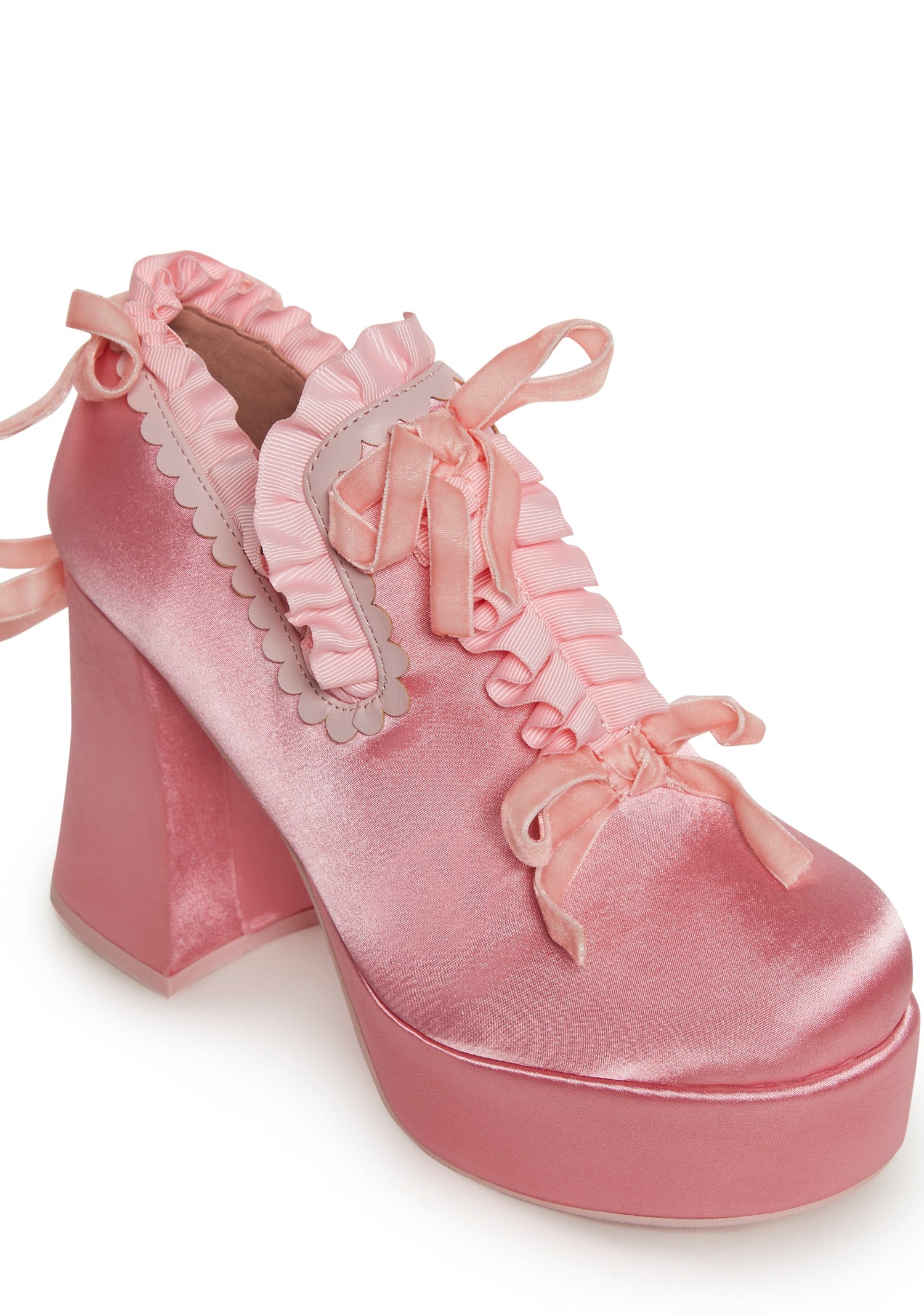 Bisou Baby Platform Heels - Pink
