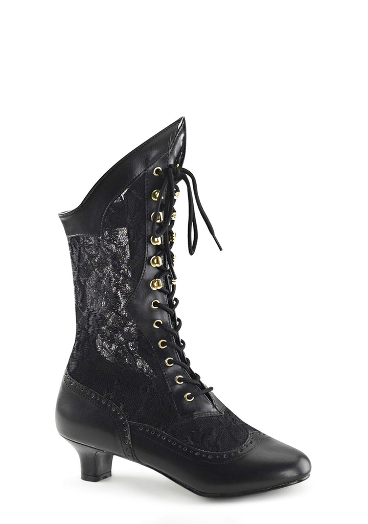 Dame-115 Lace Mid Calf Boots