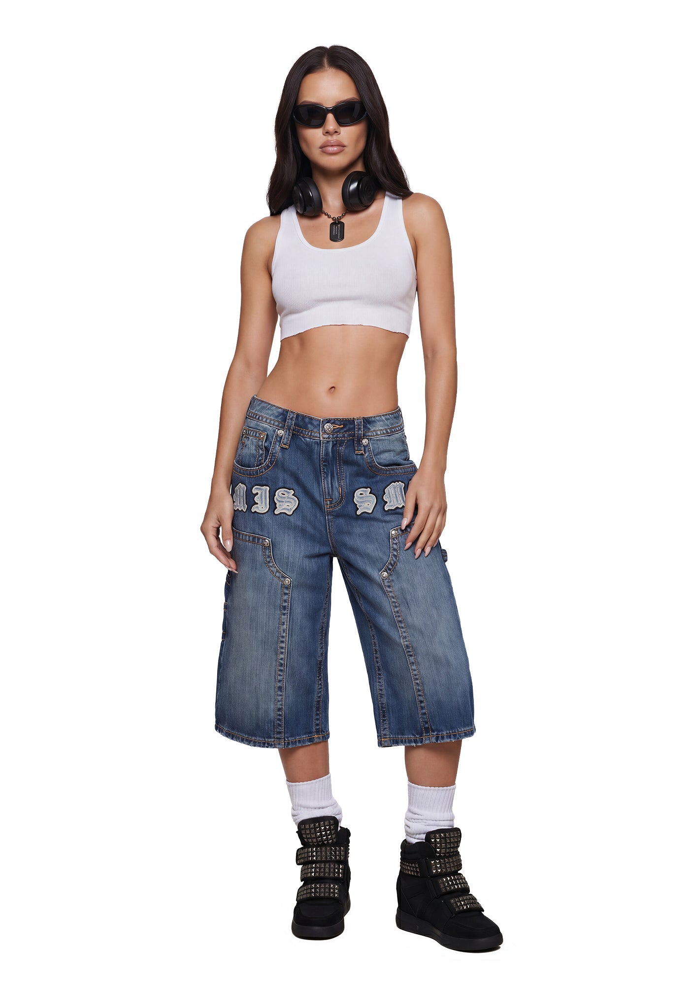 Kaitlyn Baggy Utility Jorts