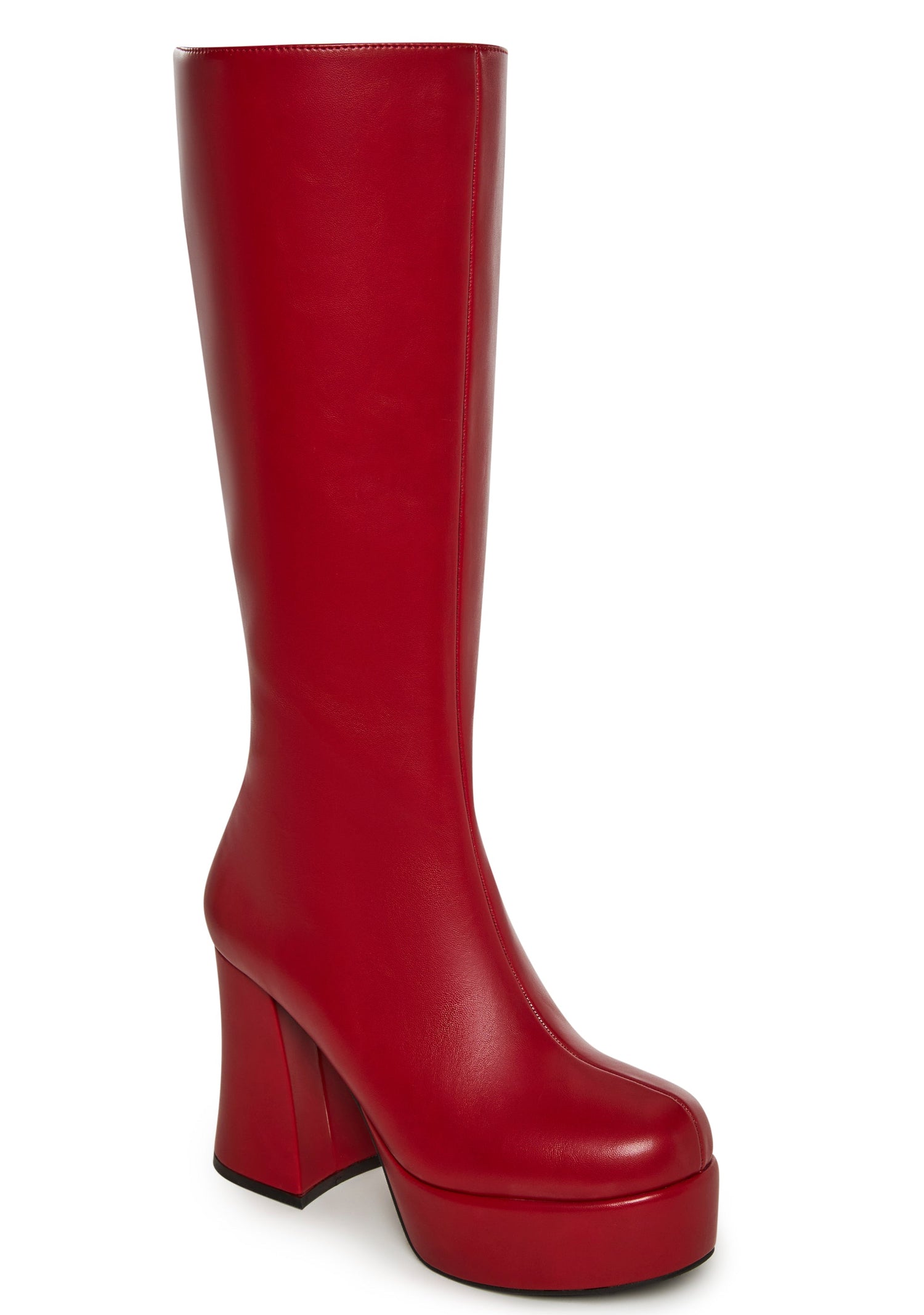 Flirty Flair Go Go Boots - Red