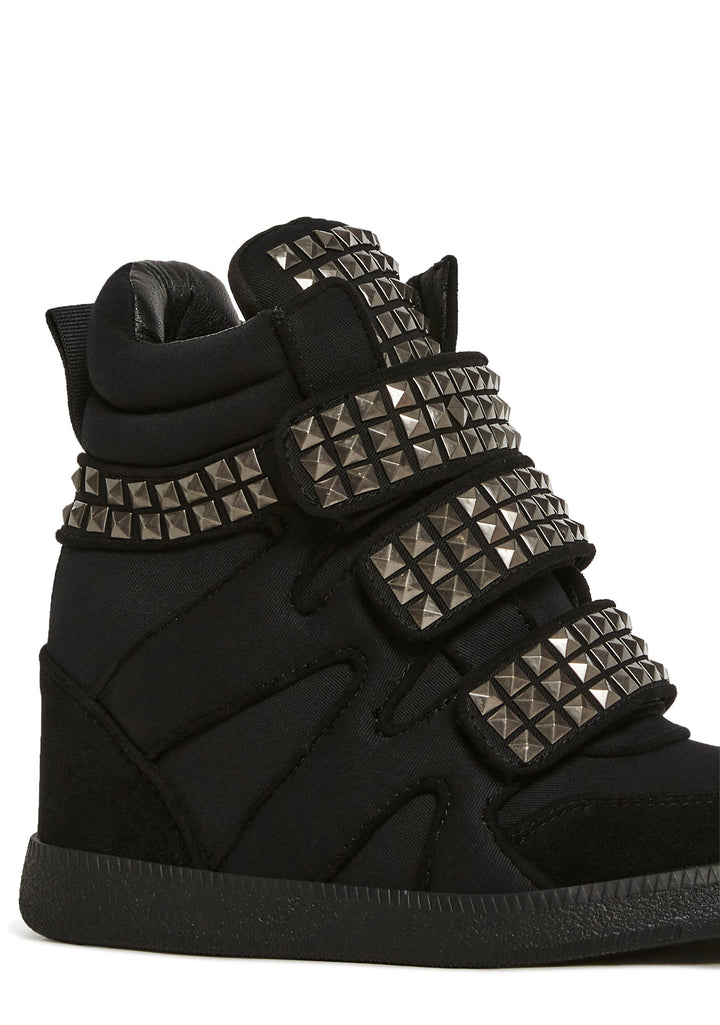 Ambient Wedge Sneakers With Studs