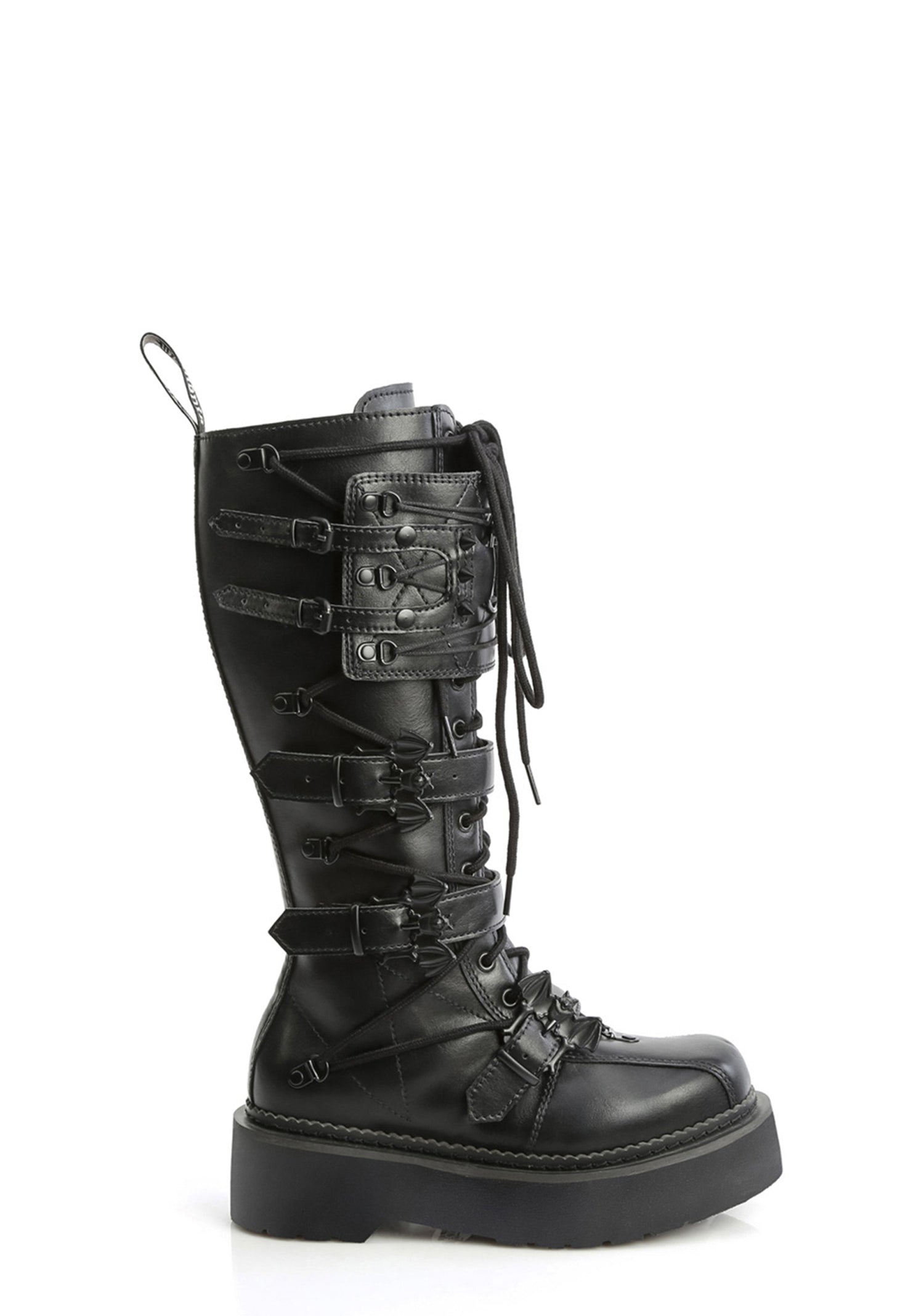Rebel-200 Platform Knee High Boots