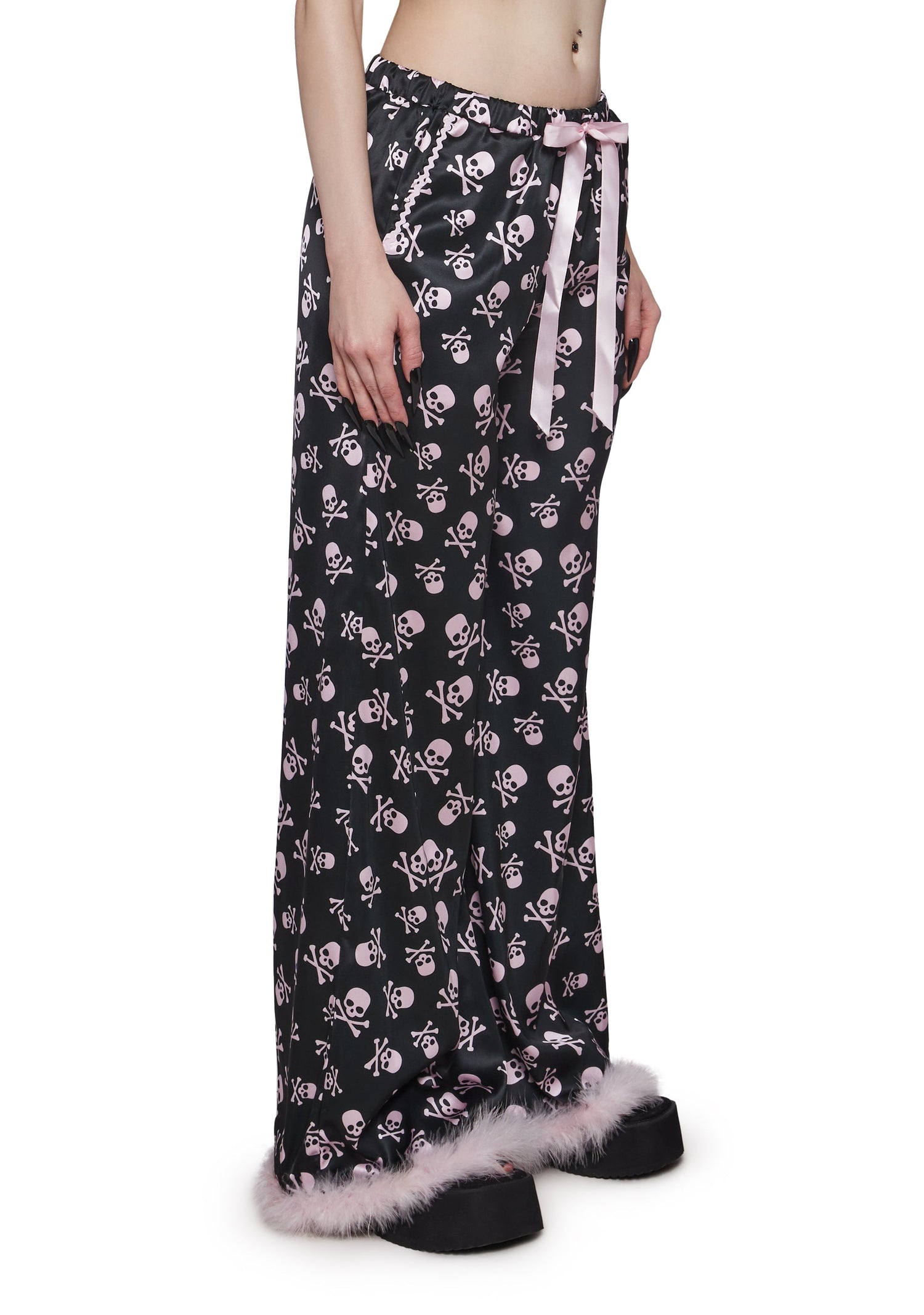 Skully Satin Sleep Pants