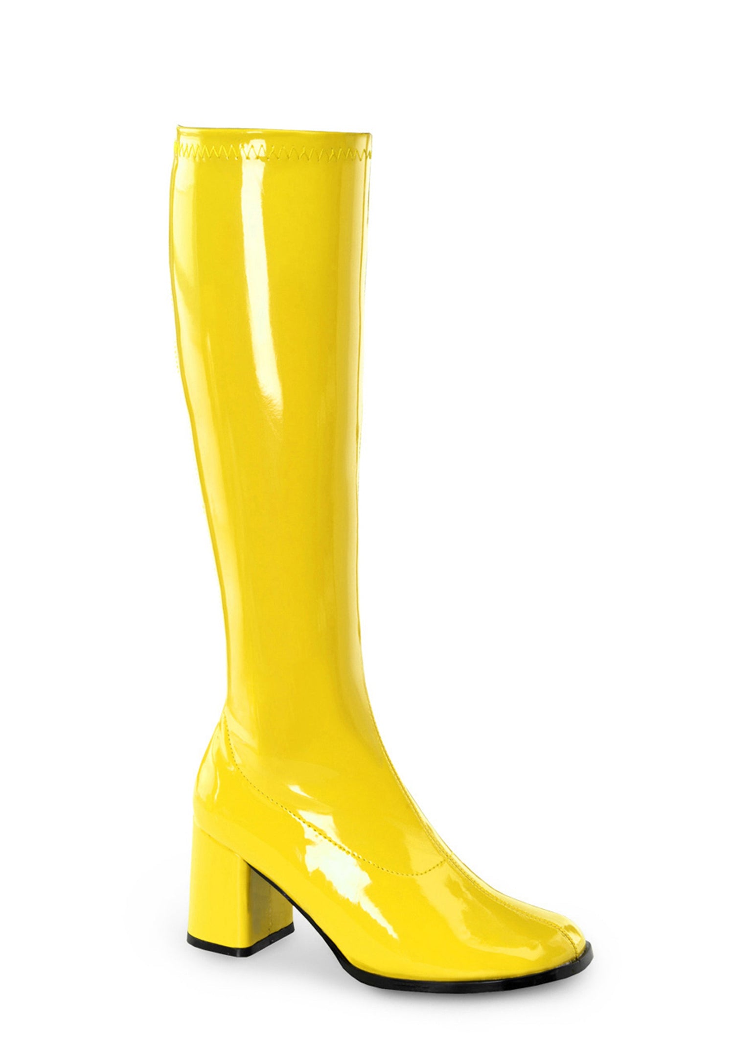 Gogo 300 Knee High Boots - Yellow