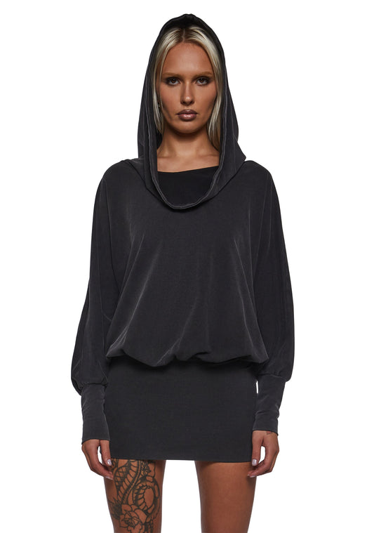 Ego Cowl Banded Mini Dress