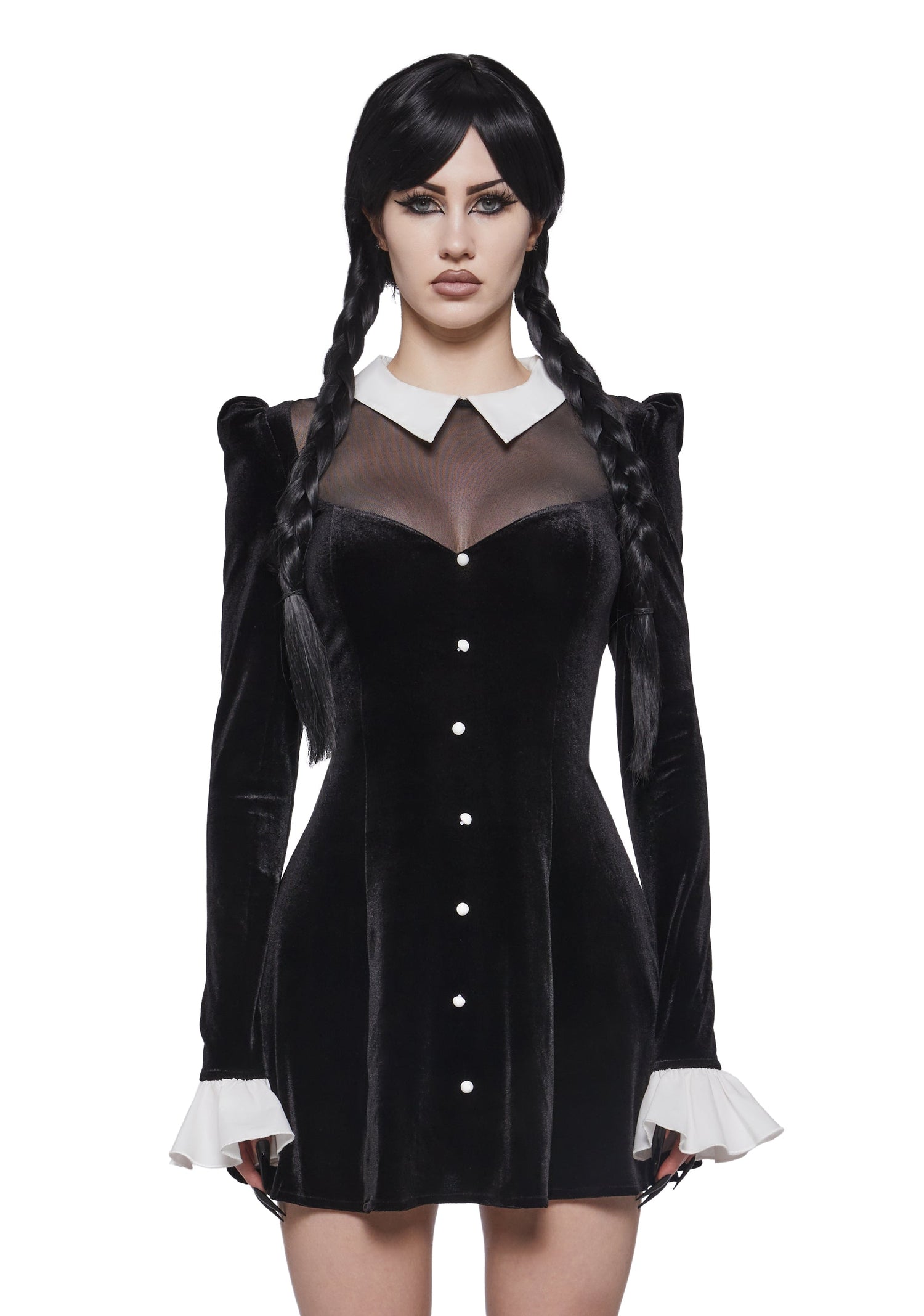 Goth School Girl Dress Costume