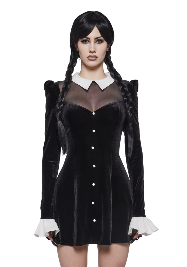 Goth School Girl Dress Costume