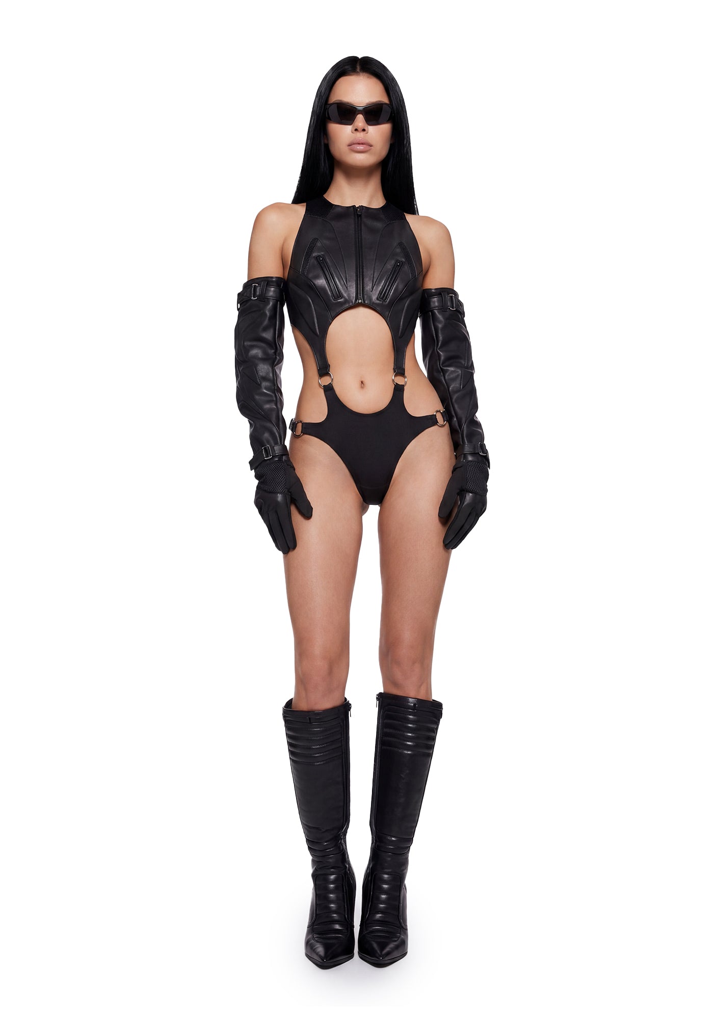 Octane Moto Body Flat Panty - Black