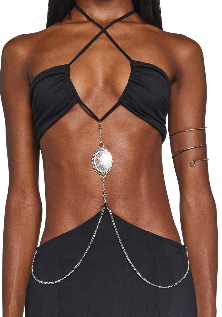 Dance Pulse Maxi Dress - Black