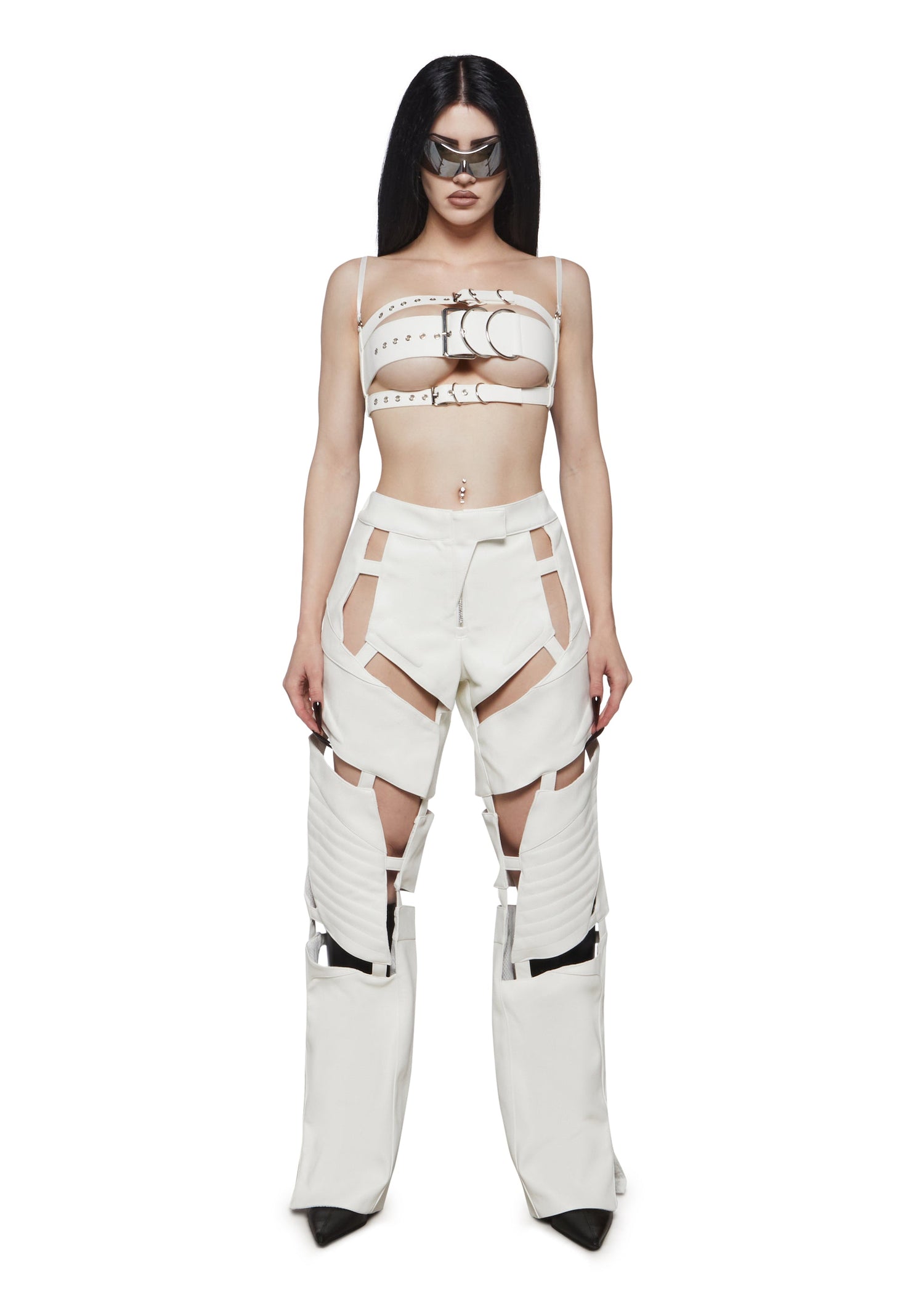 Belt Top - White