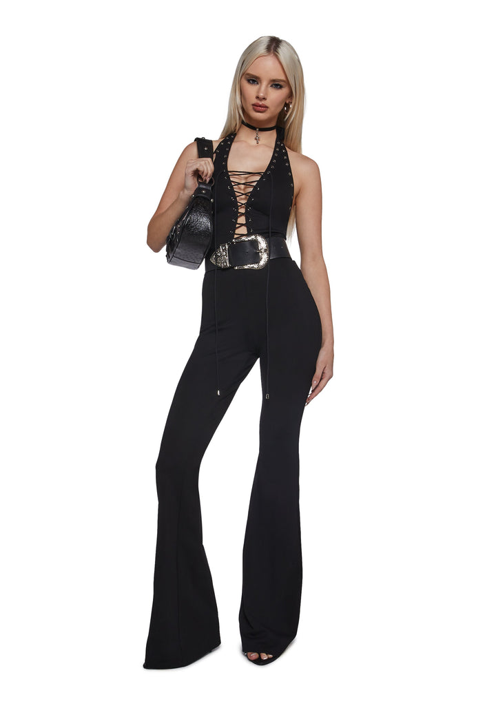 Tessa Front Corset Halter Jumpsuit