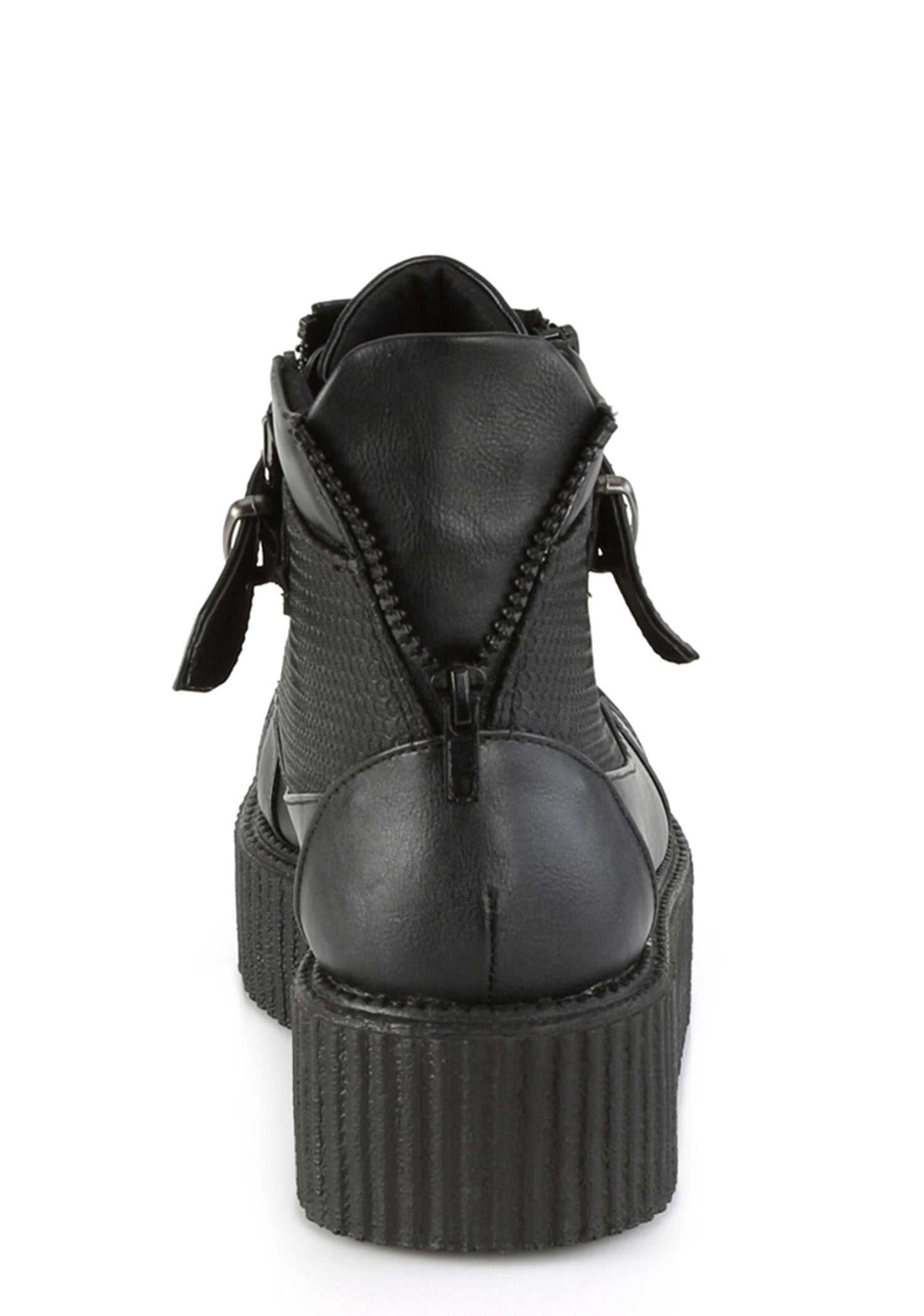 V-Creeper-566 High Top Zip Platform Shoes