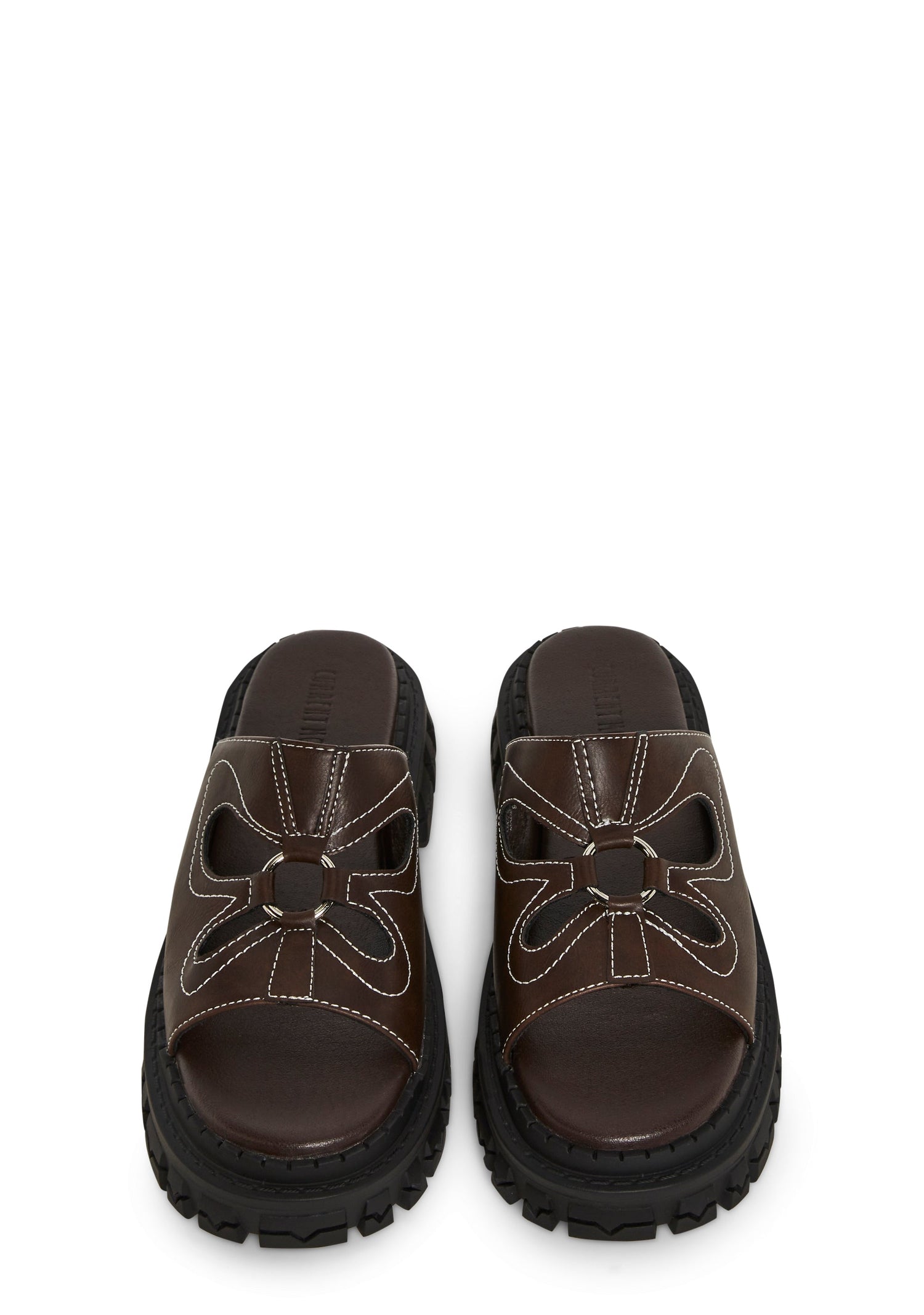 Feeling Good Platform Slides - Brown