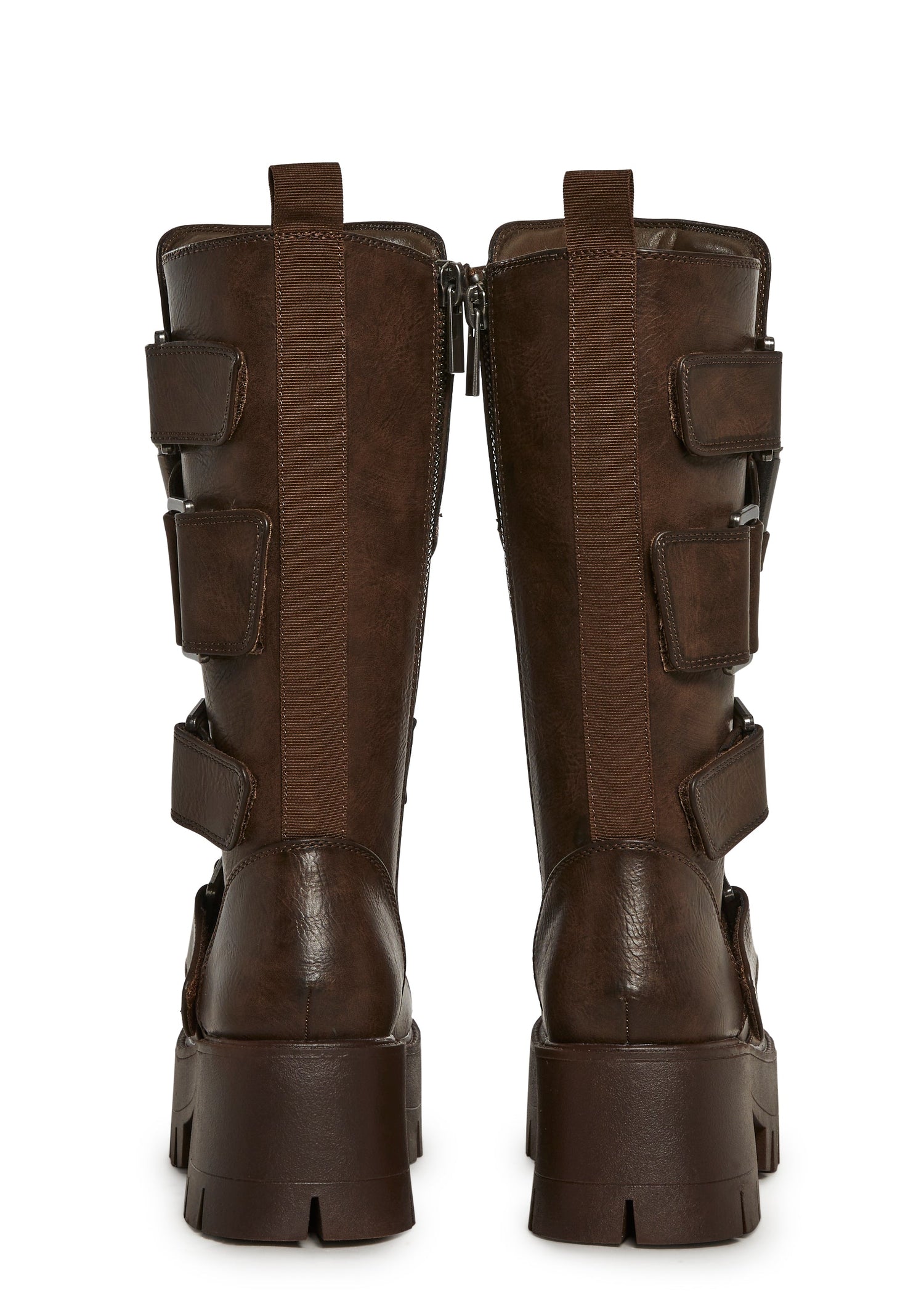 Warp Bullet Combat Boots - Brown