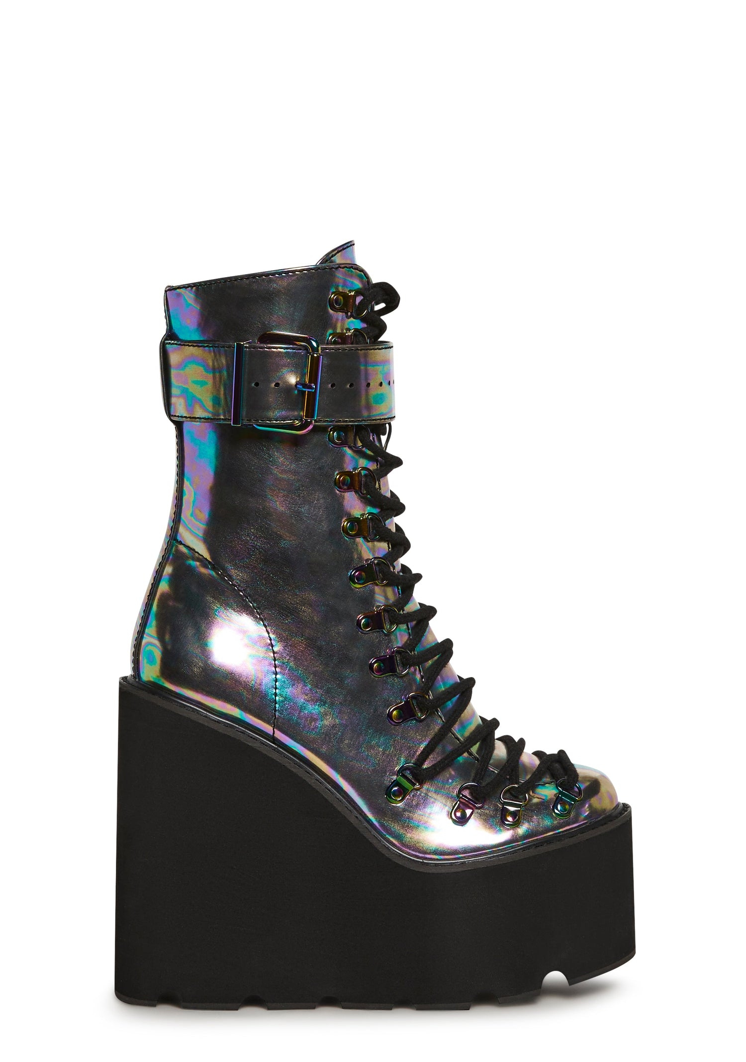 Traitor Boots Oil Slick Super Platform