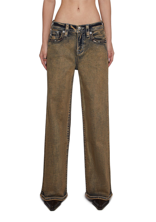 30" High Rise Wide Jeans