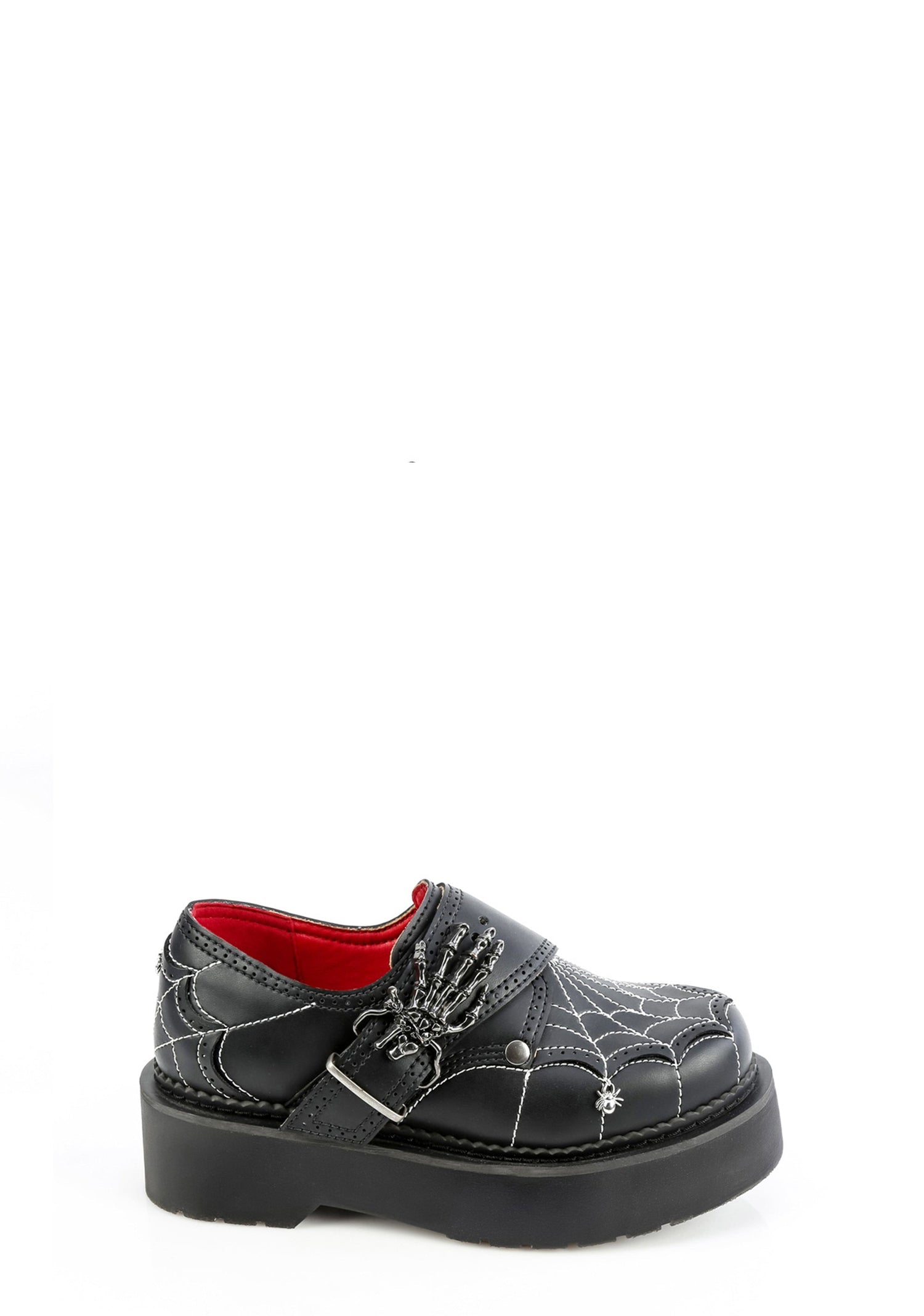 Rebel-03 Platform Spiderweb Oxford Shoes